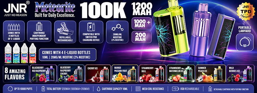 JNR Meteorite 100K Puff 1200 mAh